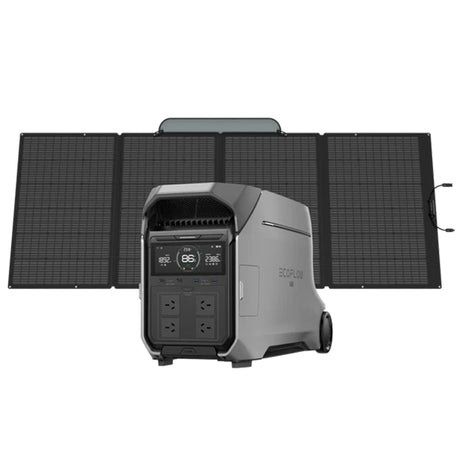 EcoFlow Delta Pro 3 + 400W Solar Panel - EcoFlow Store New Zealand