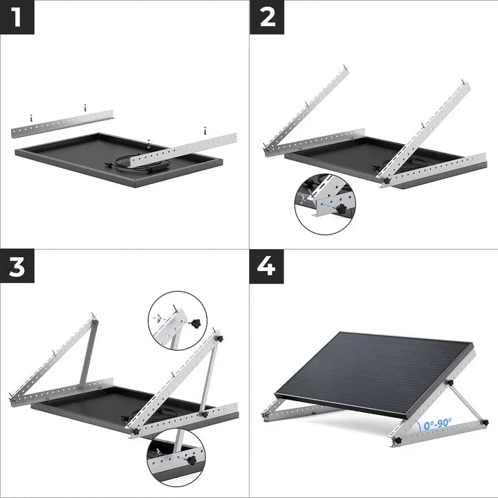 EcoFlow 28"Tilt Mount Bracket - EcoFlow Store New Zealand