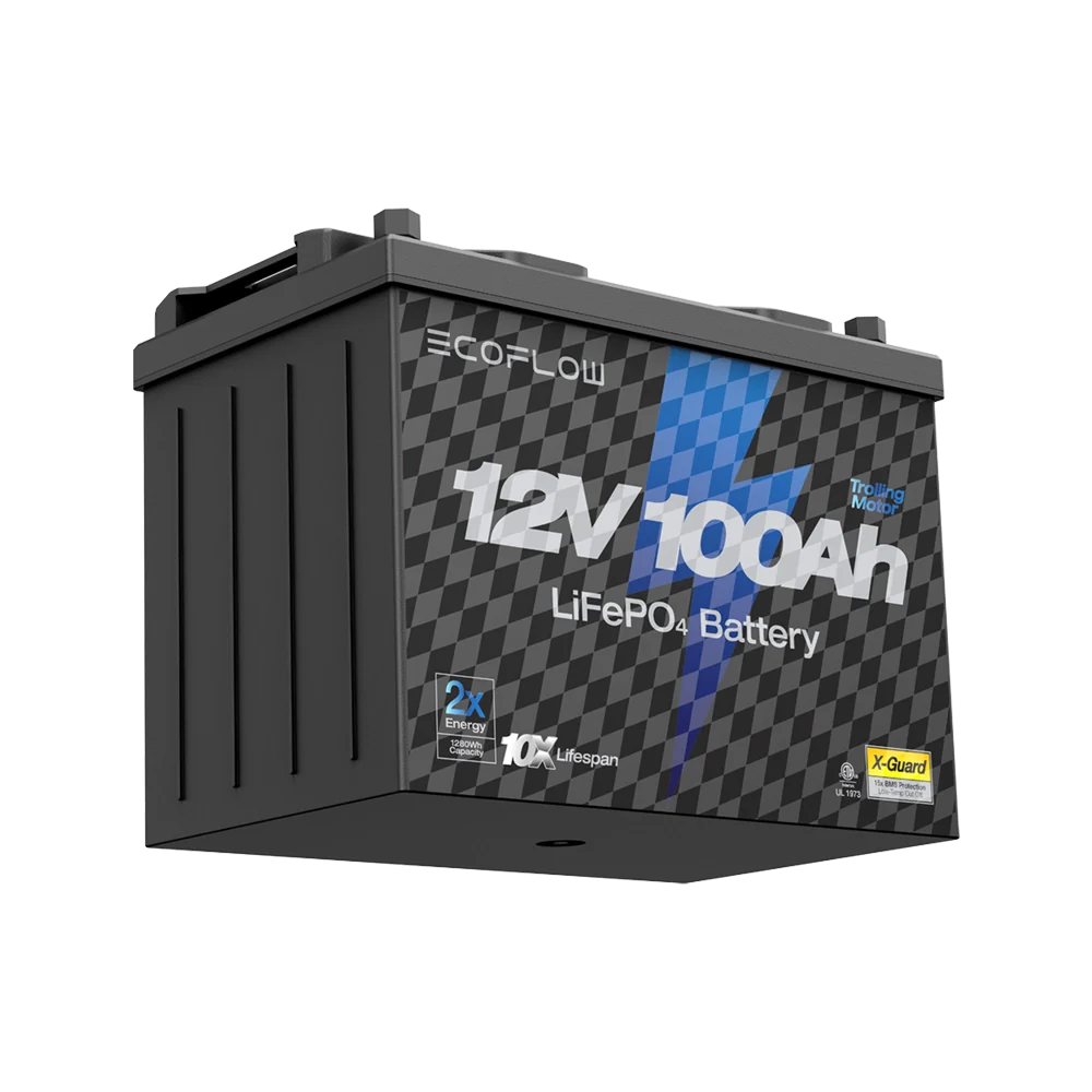 EcoFlow 12V 100Ah Lithium Trolling Motor Battery - EcoFlow Store New Zealand