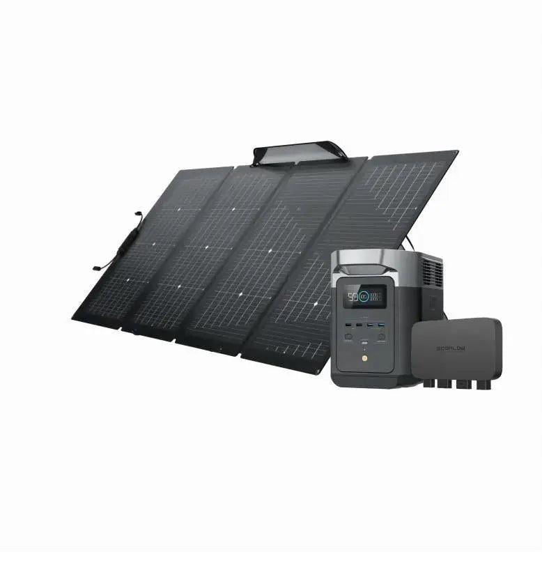 EcoFlow 800W AC+ Delta 2 Max+ 220W Single-facial - EcoFlow Store New Zealand