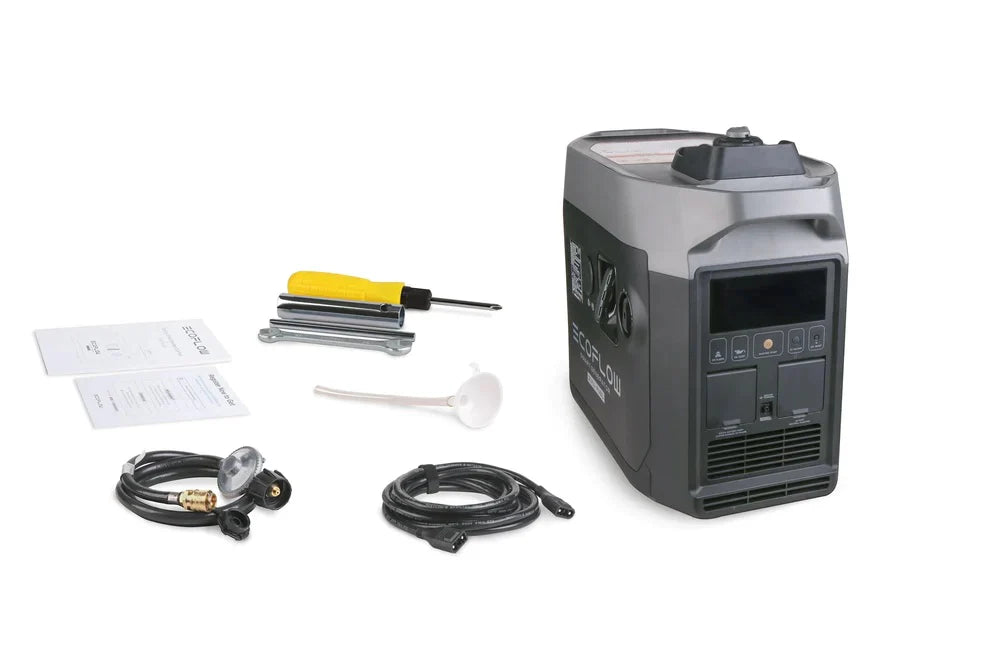 EcoFlow Dual Fuel Smart Generator inthebox