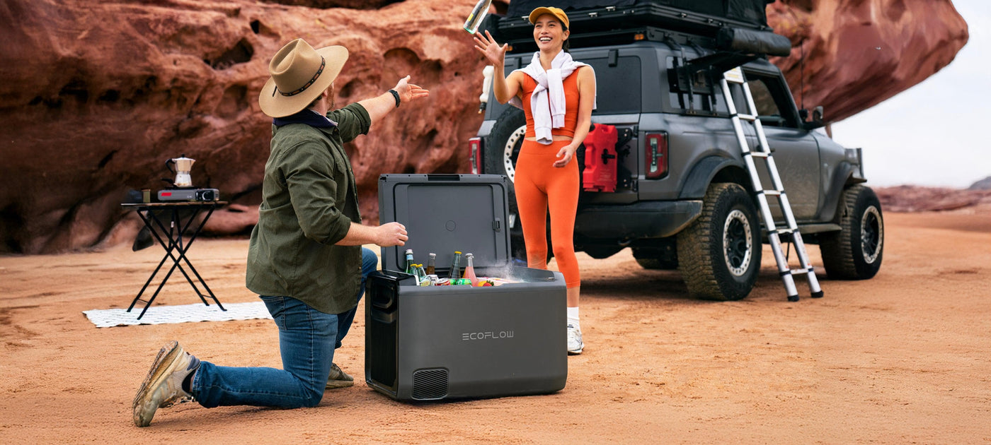 EcoFlow GLACIER Classic Portable Fridge Freezer Car_Camping