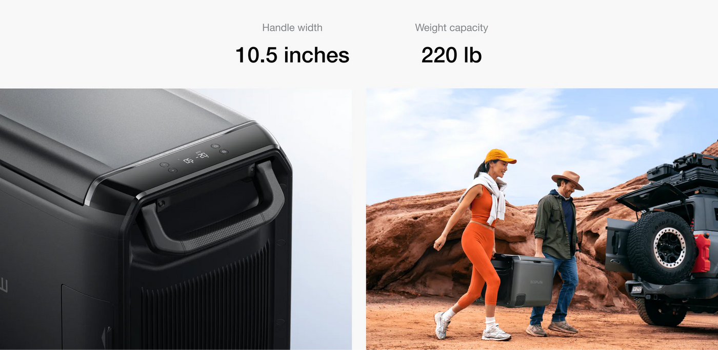 EcoFlow GLACIER Classic Portable Fridge Freezer Hidden