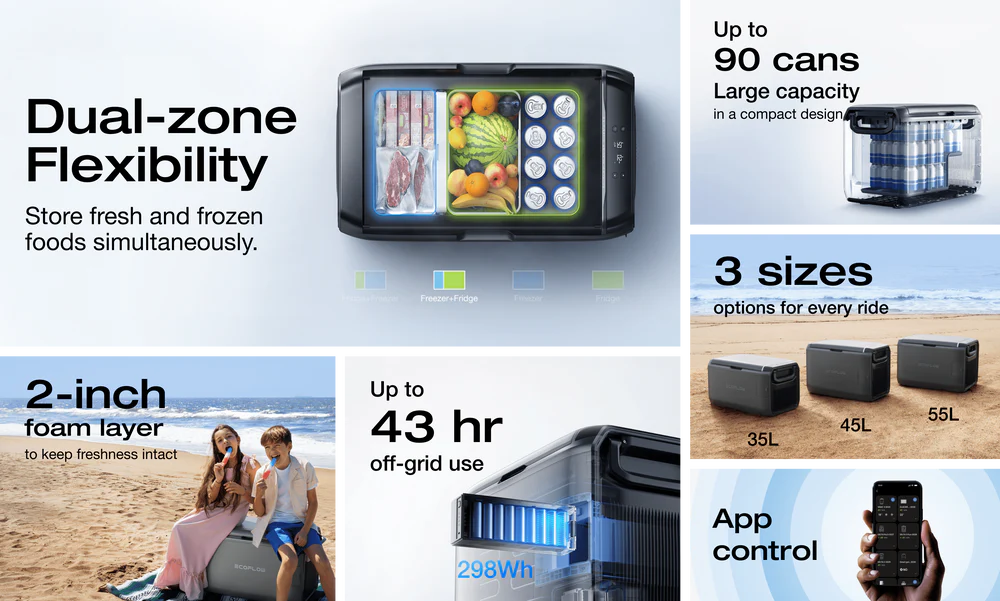 EcoFlow GLACIER Classic Portable Fridge Freezer Stands Out