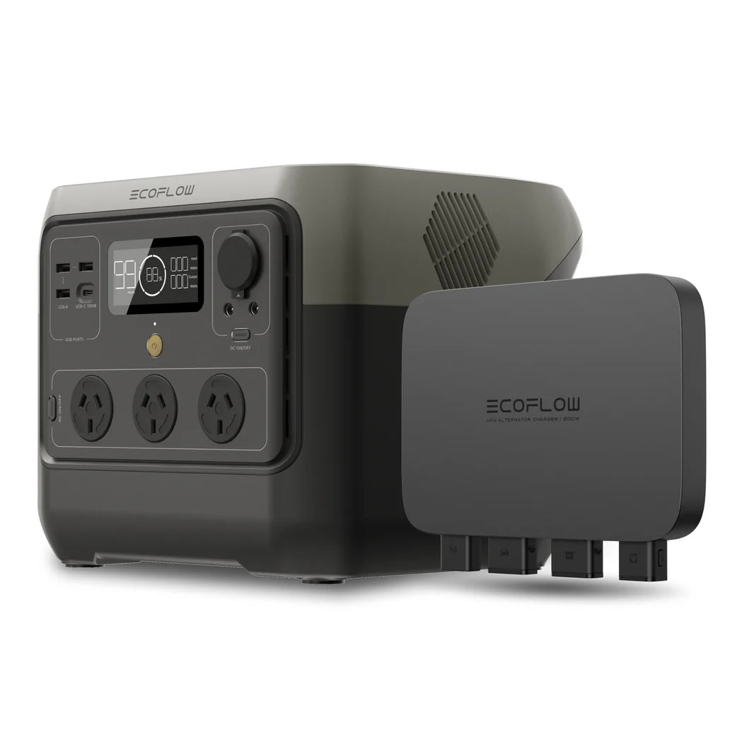 Ecoflow 500W Alternator Charger+River 2 Pro - EcoFlow Store New Zealand