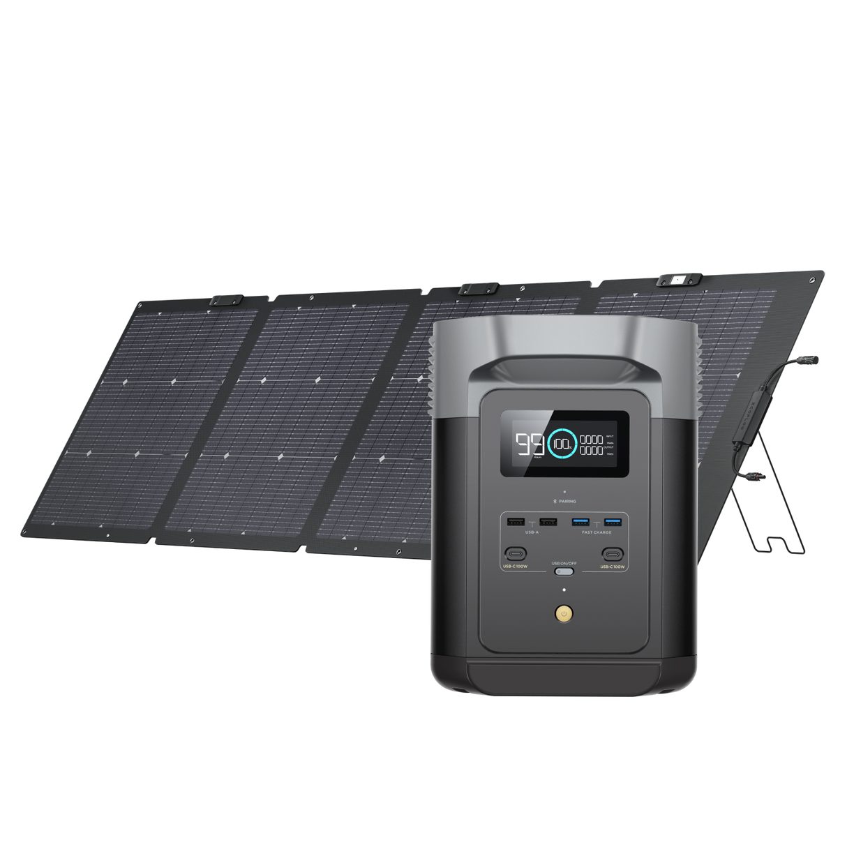 EcoFlow Delta 2 + 220W Solar Panel Single-facial - EcoFlow Store New Zealand
