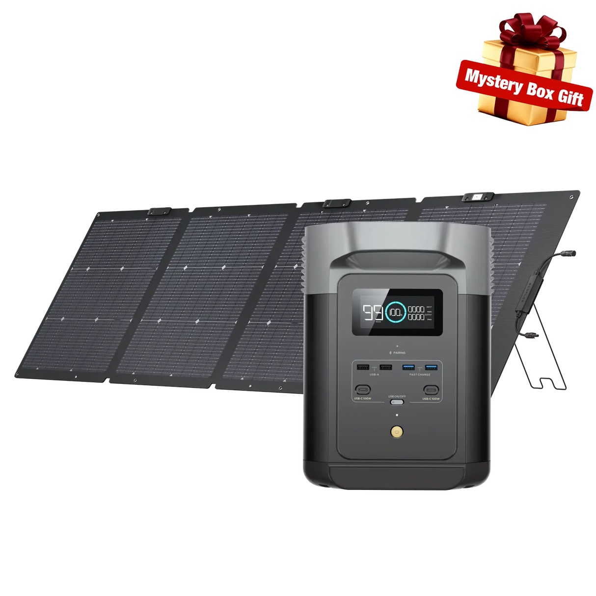 EcoFlow Delta 2 + 220W Solar Panel Single-facial