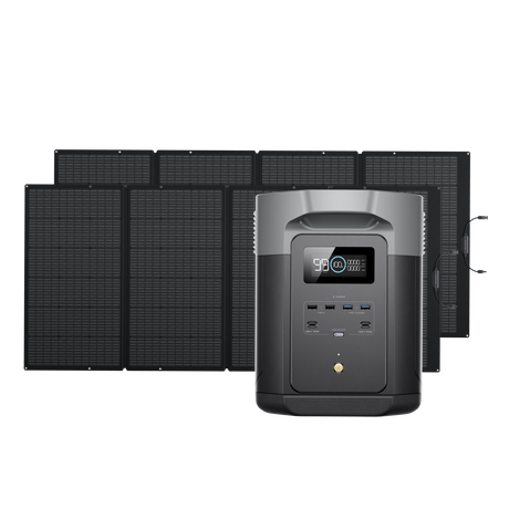 EcoFlow DELTA 2 MAX + 400W Solar Panel*2 - EcoFlow Store New Zealand