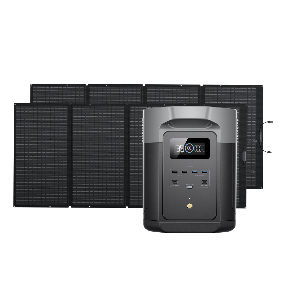 EcoFlow DELTA 2 MAX + 400W Solar Panel*2 - EcoFlow Store New Zealand