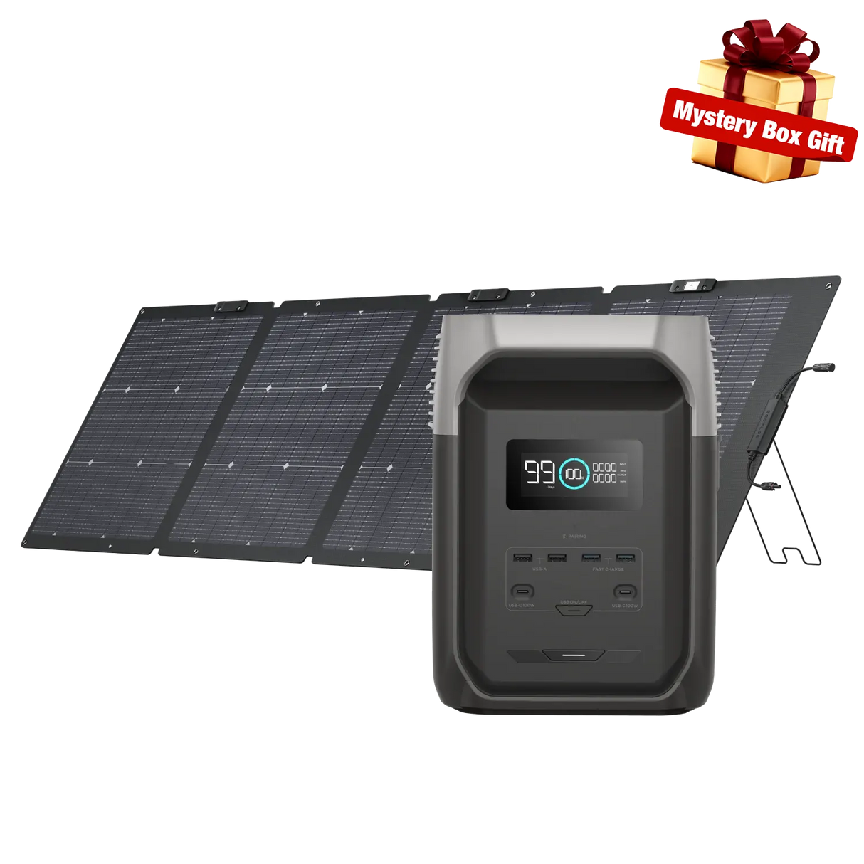 EcoFlow DELTA 3 (1500) + 220w Single-facial Solar Panel