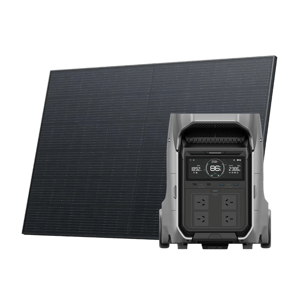 EcoFlow DELTA Pro 3+2 x 400W Rigid Solar Panel - EcoFlow Store New Zealand