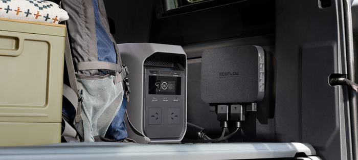 EcoFlow DELTA 3 Classic car charging