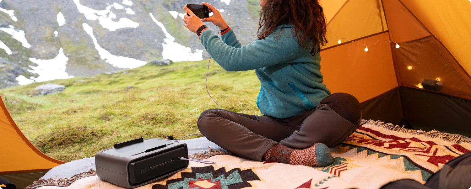 EcoFlow EB300 extra battery standalone use lightweight portable design