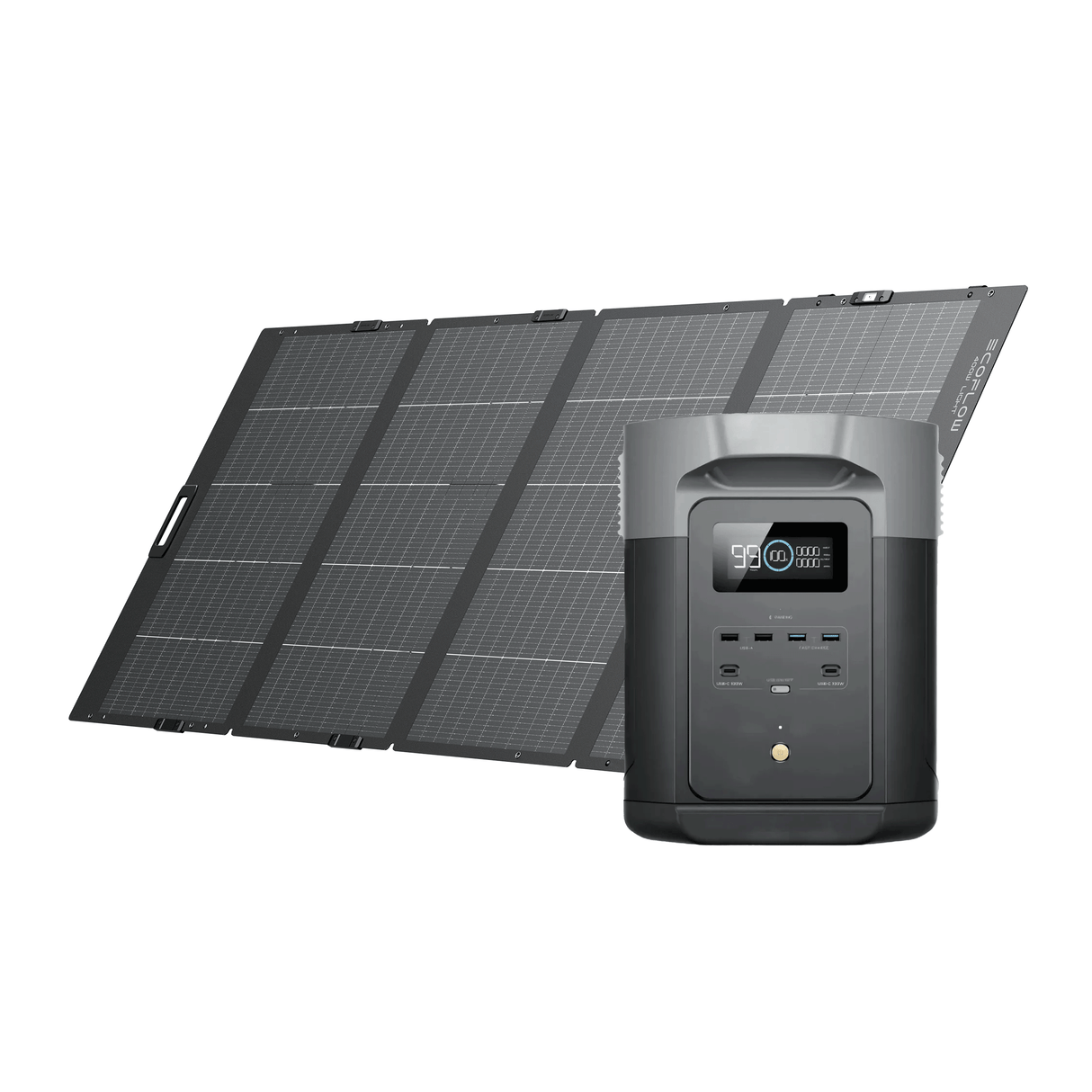EcoFlow DELTA 2 MAX+400W Lightweight Portable Solar Panel