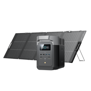 EcoFlow Delta 2 + 220W Lightweight Portable Solar Panel