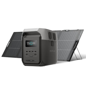 EcoFlow DELTA 3 (1500) + 220W Lightweight Portable Solar Panel