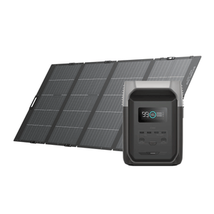 EcoFlow Delta Pro + 400W Lightweight Portable Solar Panel