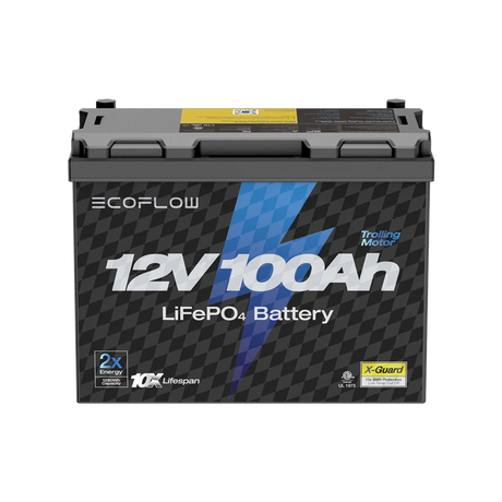 EcoFlow Lithium 12V 100Ah Deep Cycle LiFePO4 Battery - EcoFlow New Zealand