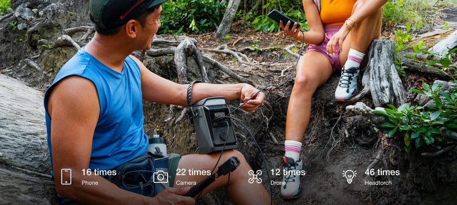 EcoFlow TRAIL Plus 300 DC for hiking and photography