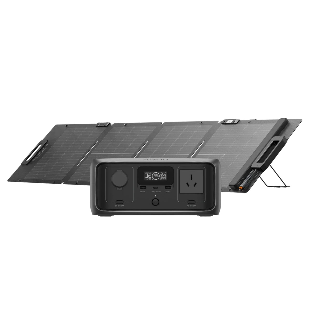 EcoFlow RIVER 3 UPS + 110W Lightweight Portable Solar Panel