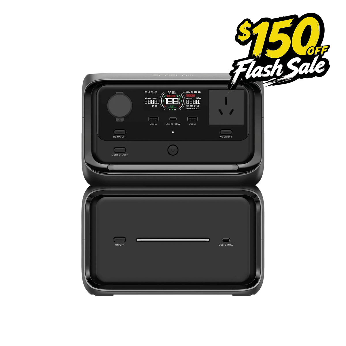 Ecoflow RIVER 3 Max Plus Portable Power Station | 600W | 858Wh