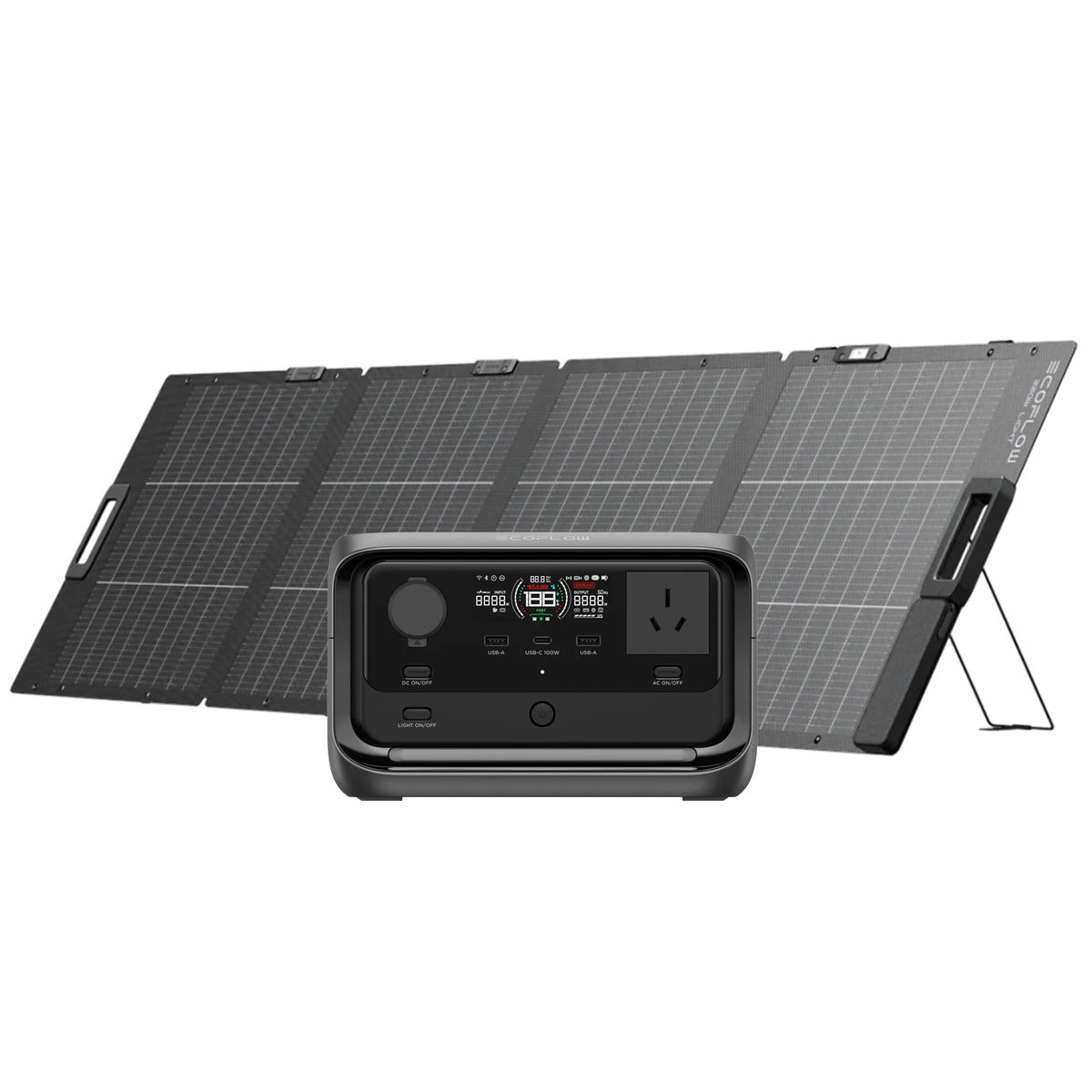 EcoFlow RIVER 3 Plus + 220W Lightweight Portable Solar Panel