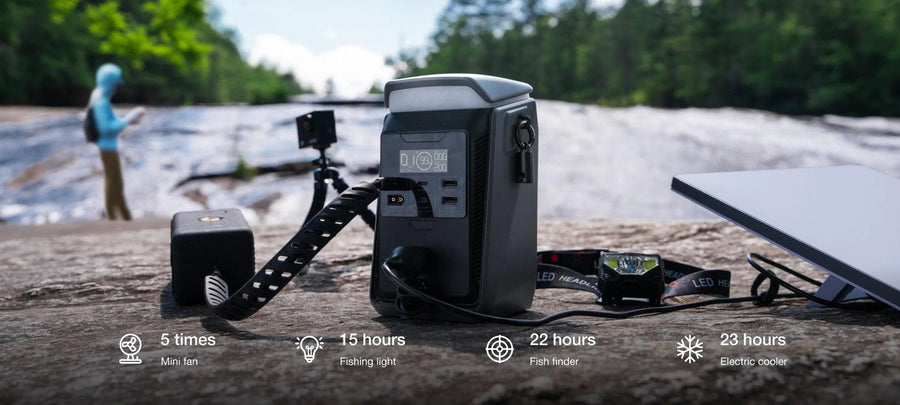 EcoFlow TRAIL Plus 300 DC for recreational fishing