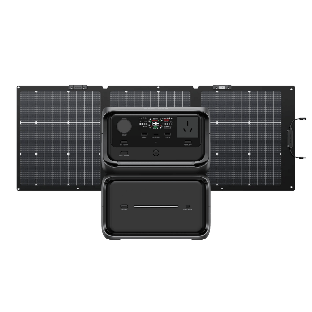 EcoFlow RIVER 3 Max Plus+ 160W Bi-facial Solar Panel