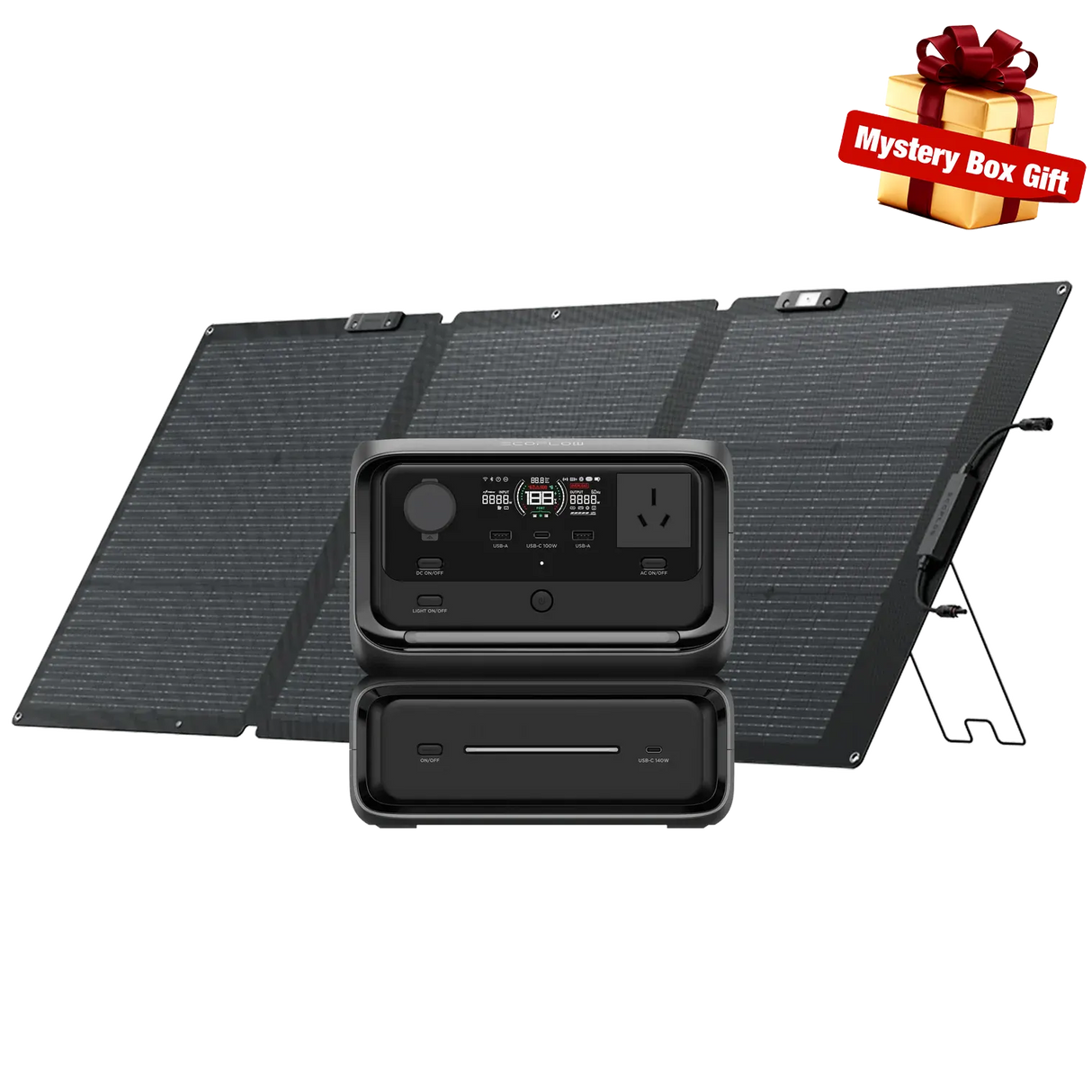 EcoFlow RIVER 3 Max+160W Single-facial Solar Panel