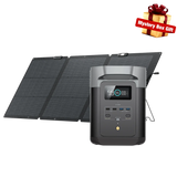 EcoFlow Delta 2 + 160W Solar Panel Bi-facial