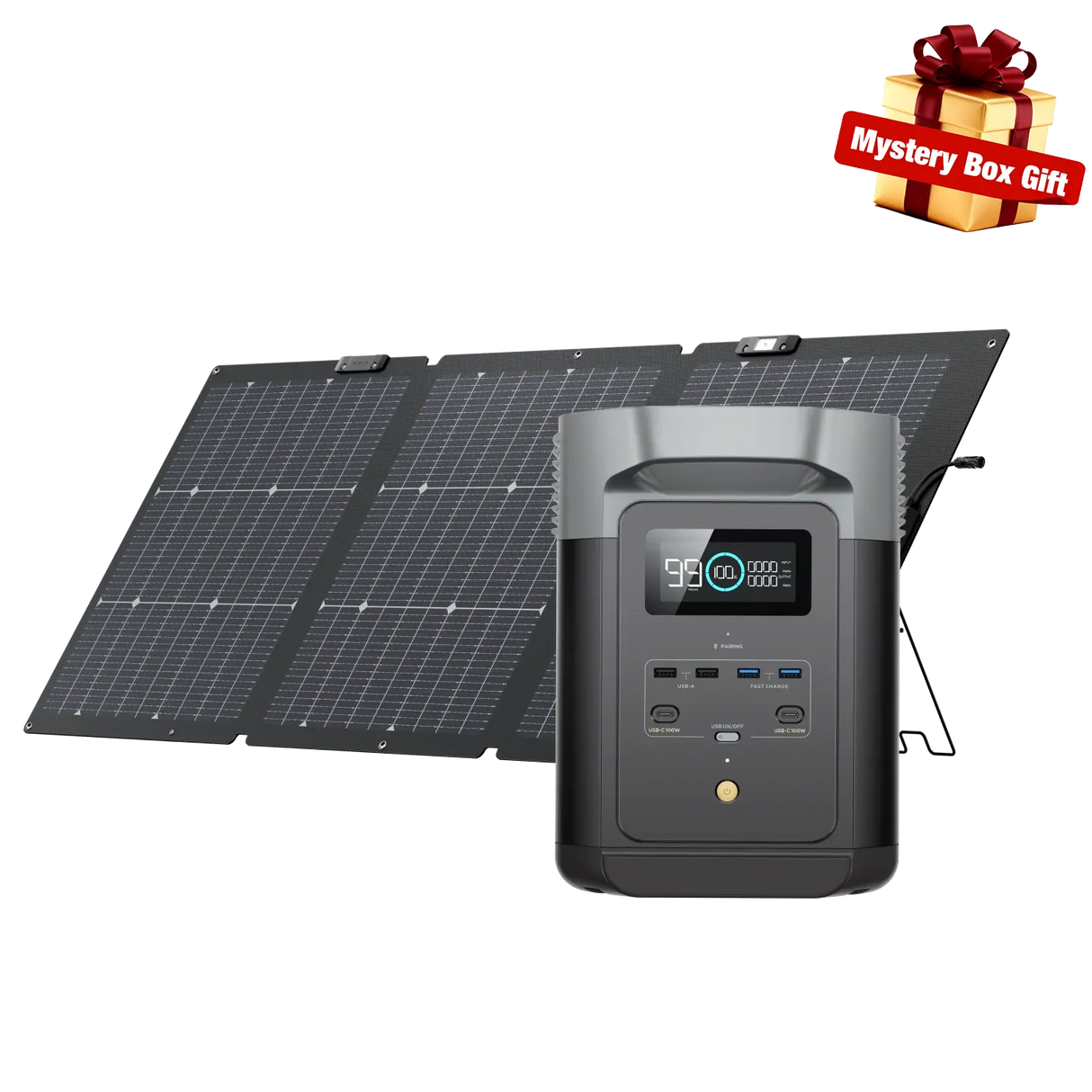 EcoFlow Delta 2 + 160W Solar Panel Single-facial