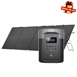 EcoFlow DELTA 2 MAX + 220W Solar Panel Bi-facial