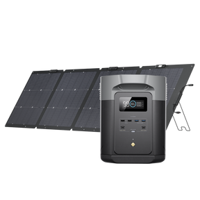 EcoFlow DELTA 2 MAX + 220W Solar Panel Single-facial - EcoFlow Store New Zealand