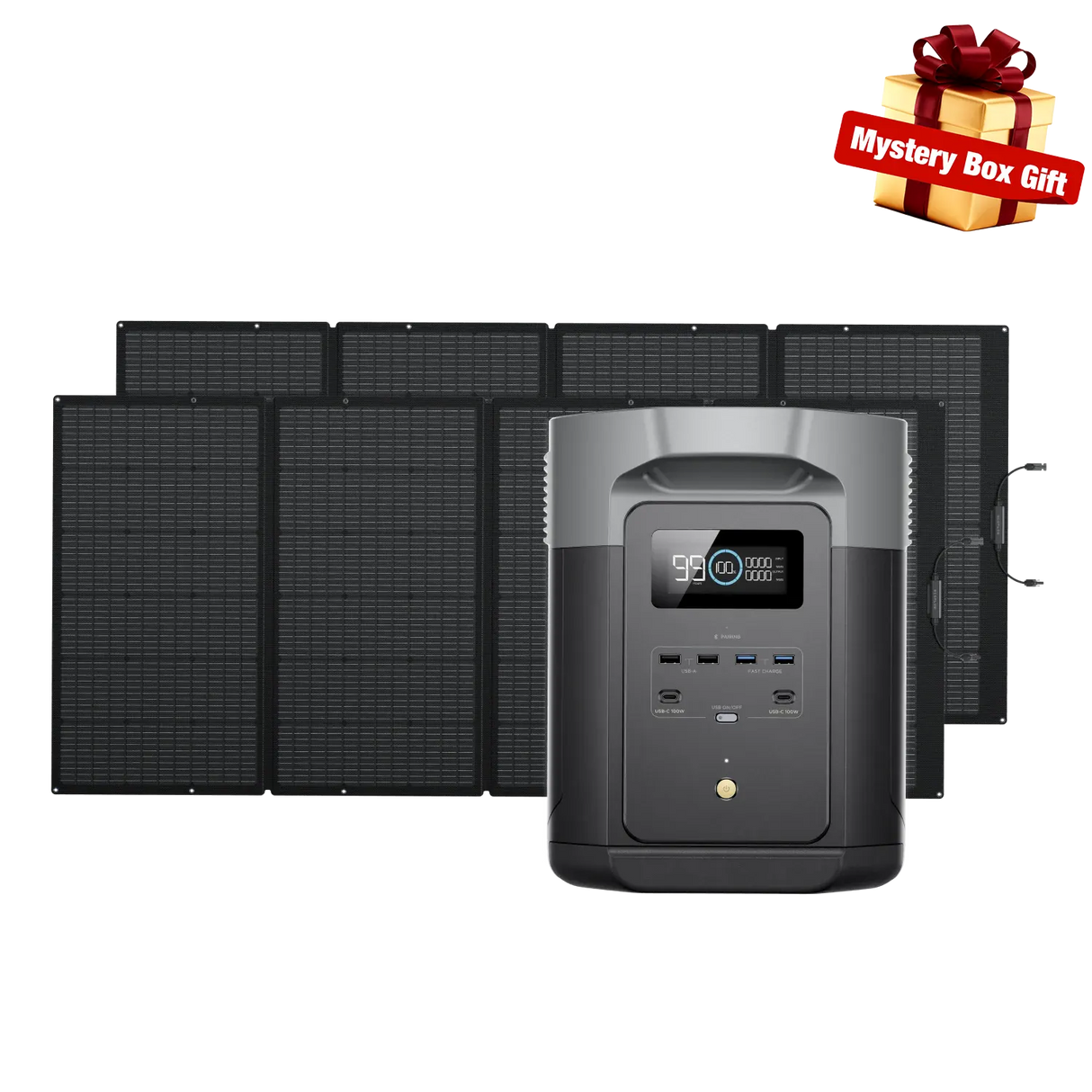 EcoFlow DELTA 2 MAX + 400W Solar Panel*2