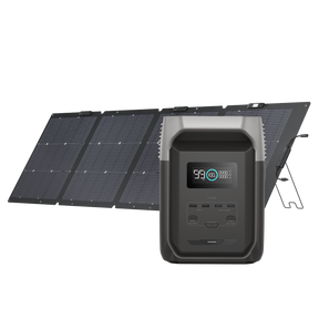 EcoFlow DELTA 3 (1500) + 220w Single-facial Solar Panel - EcoFlow Store New Zealand
