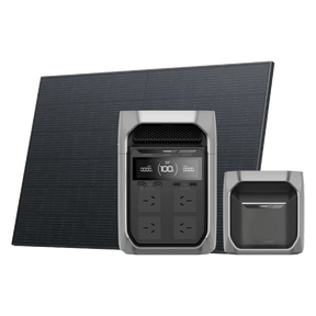 EcoFlow DELTA 3 Plus+ 2 x 400W Rigid Solar Panel+ Extra Battery - EcoFlow Store New Zealand