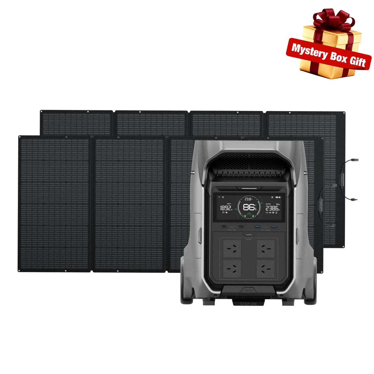EcoFlow Delta Pro 3 + 400W Solar Panel*2